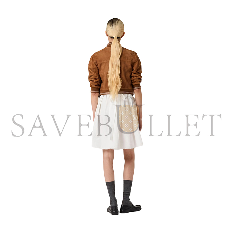 MIU MIU SUEDE BLOUSON JACKET MPV996 MIU MIU SUEDE BLOUSON JACKET MPV996